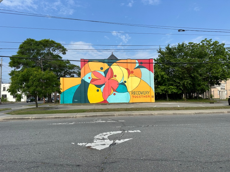 mural in Kinston by artist unknown.