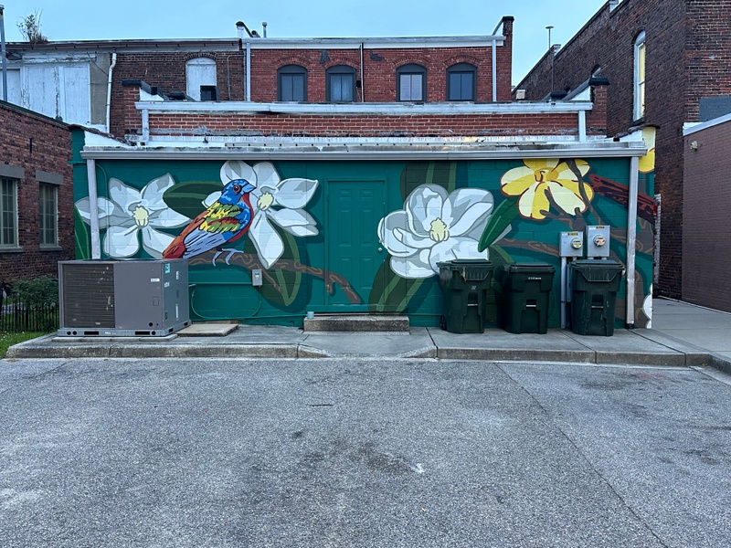 mural in Conway by artist unknown.