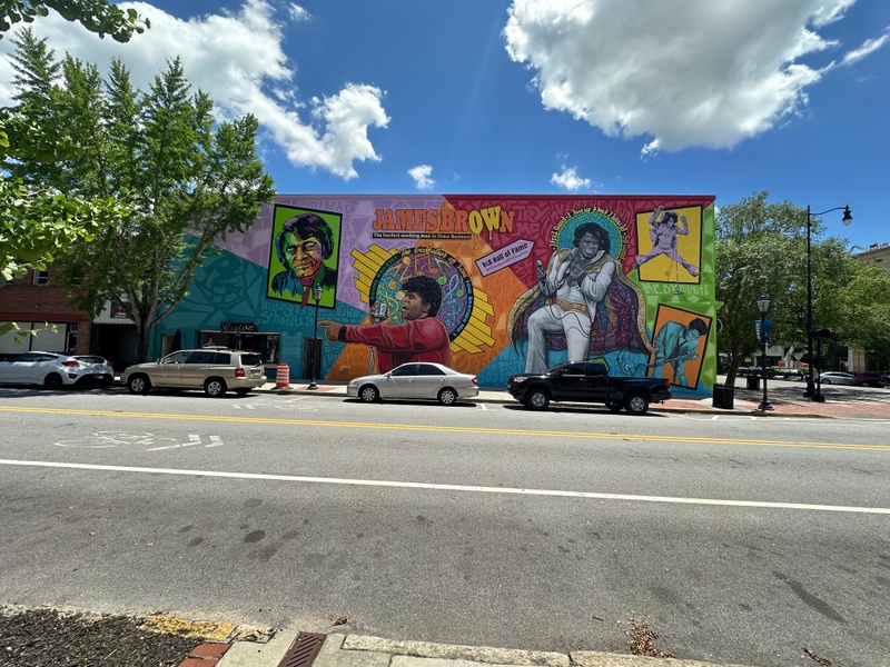 mural in Augusta by artist unknown.