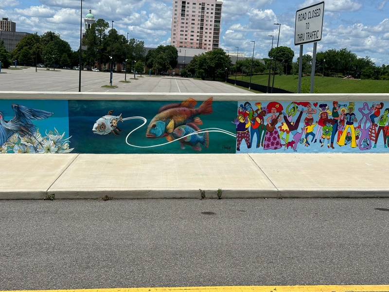 mural in Augusta by artist unknown.