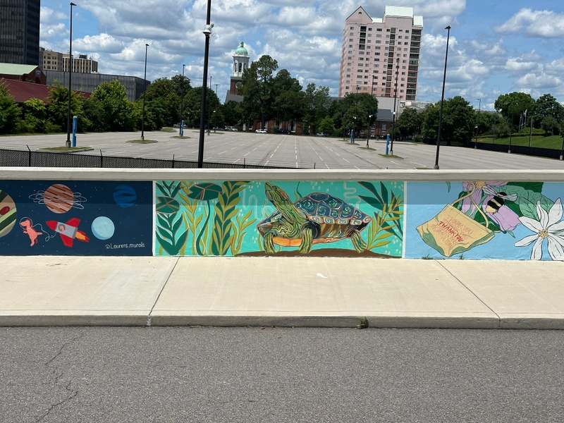mural in Augusta by artist unknown.