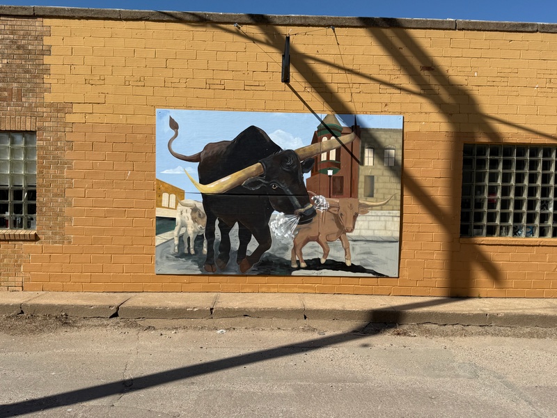 mural in Ellsworth by artist unknown.