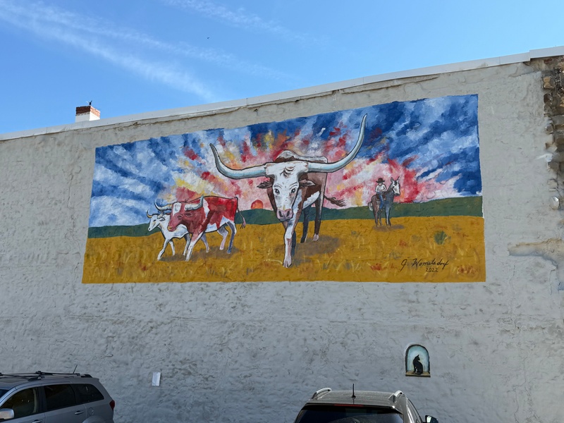 mural in Ellsworth by artist unknown.
