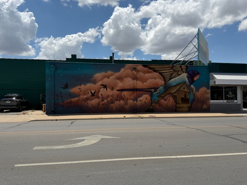 mural in Hutchinson by artist unknown.