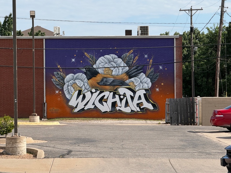 mural in Wichita by artist unknown.