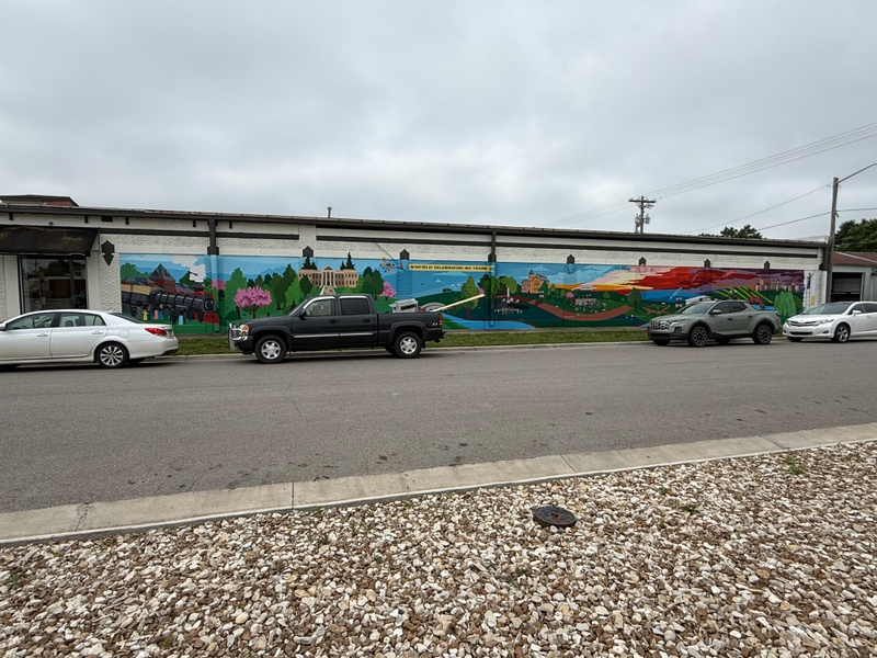 mural in Winfield by artist unknown.