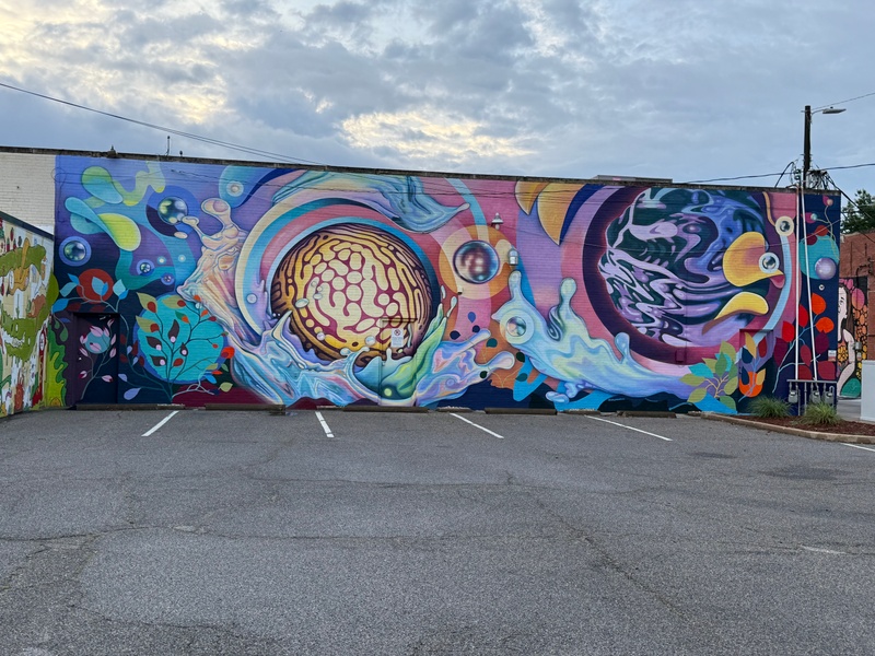 mural in Ponca City by artist unknown.