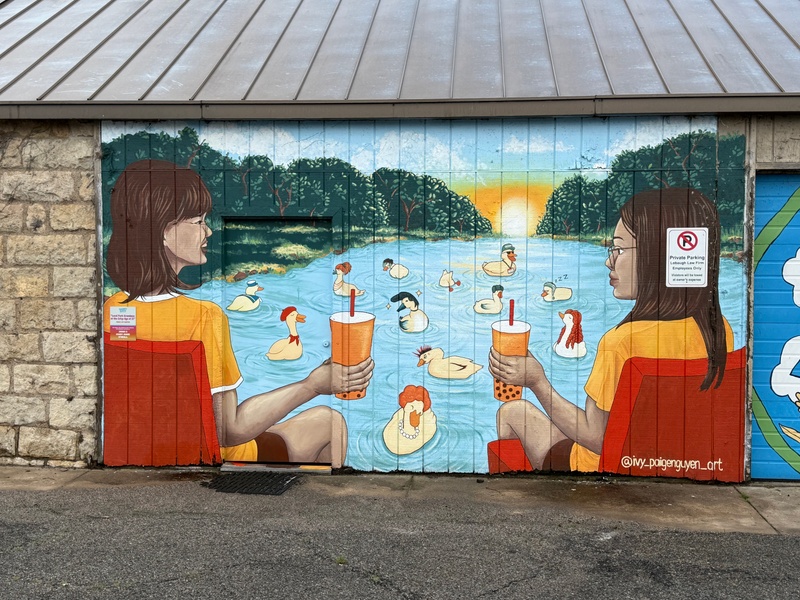 mural in Ponca City by artist unknown.