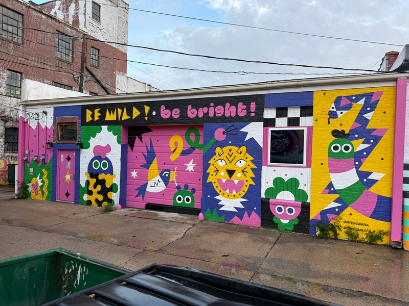 mural in Ponca City by artist unknown.