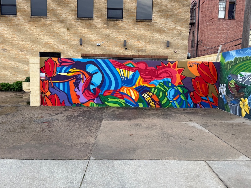 mural in Ponca City by artist unknown.