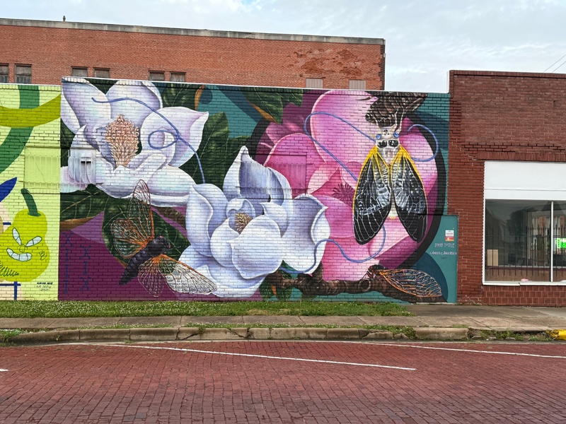 mural in Ponca City by artist unknown.