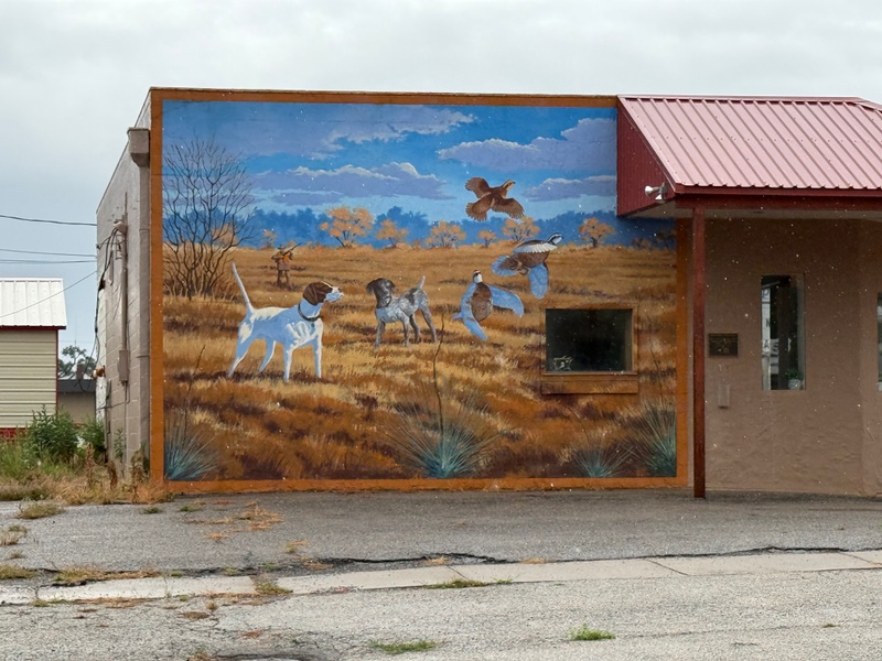 mural in Alva by artist unknown.