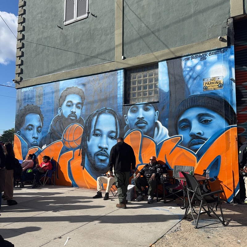 mural in Brooklyn by artist unknown.