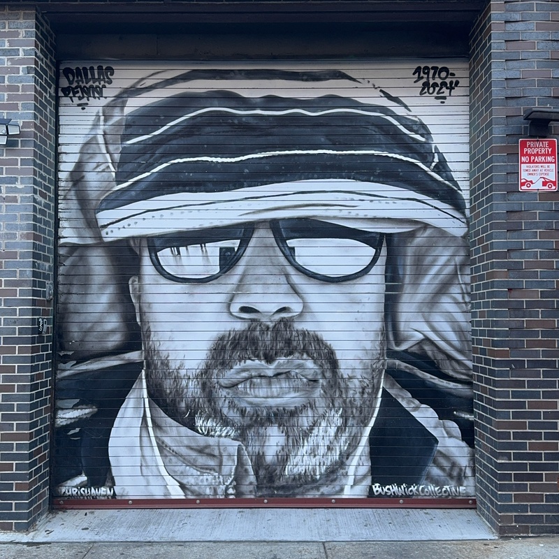 mural in Brooklyn by artist unknown.