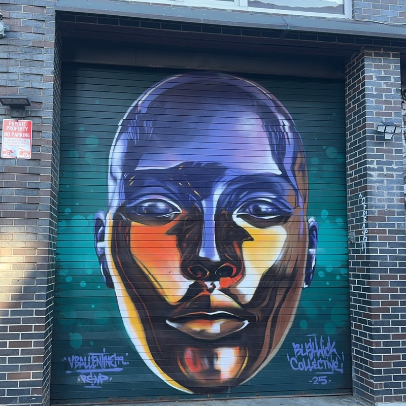 mural in Brooklyn by artist unknown.