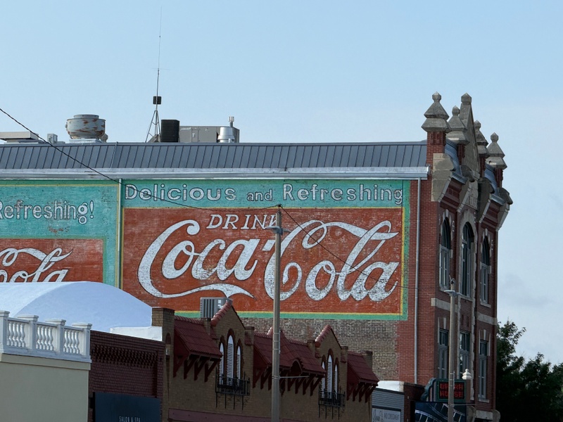 mural in McPherson by artist unknown.