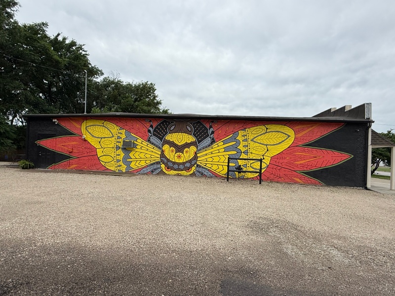 mural in Council Grove by artist unknown.