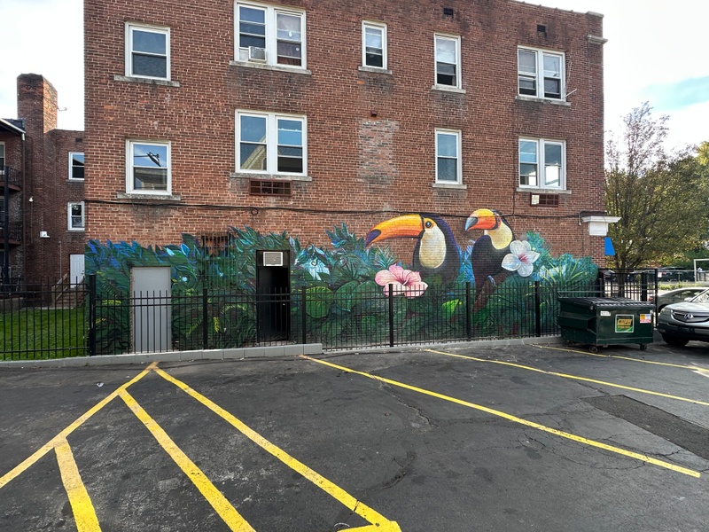 mural in Hartford by artist unknown.