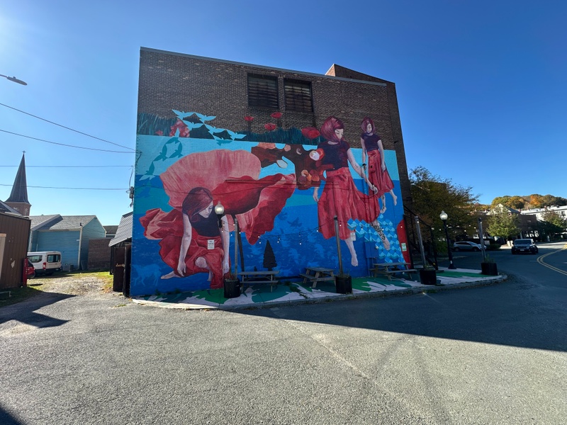 mural in North Adams by artist unknown.