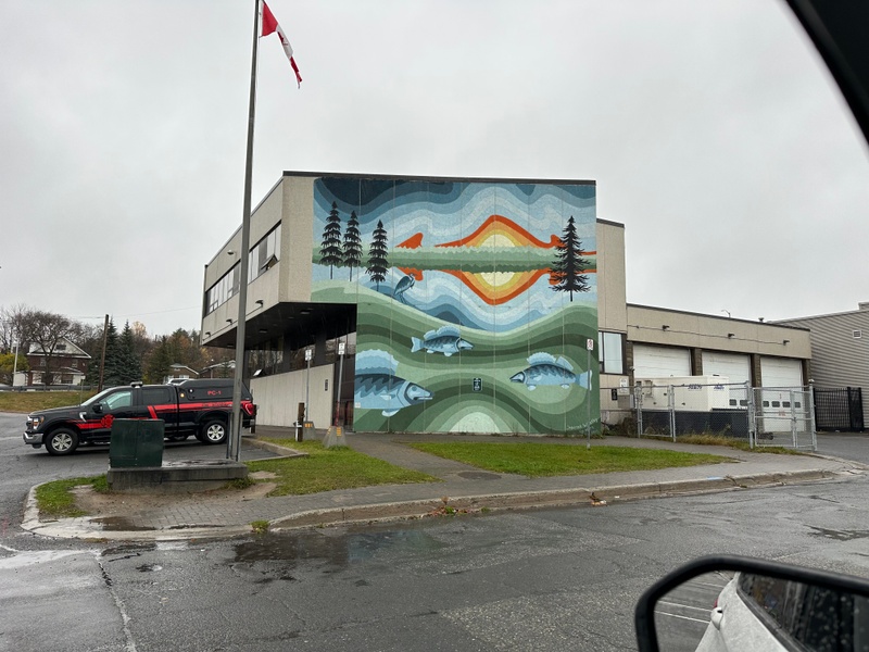 mural in Greater Sudbury by artist unknown.