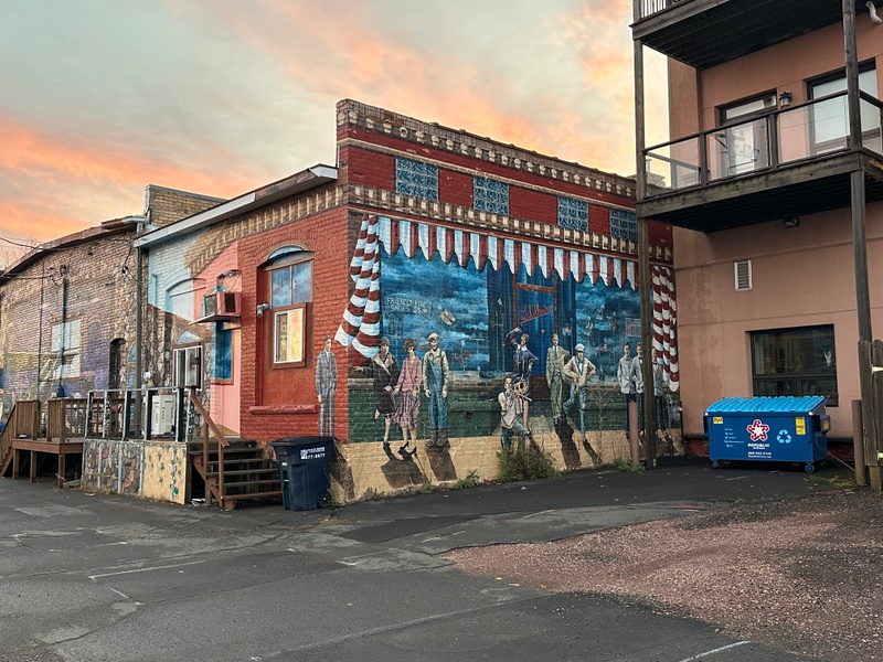 mural in Ashland by artist unknown.
