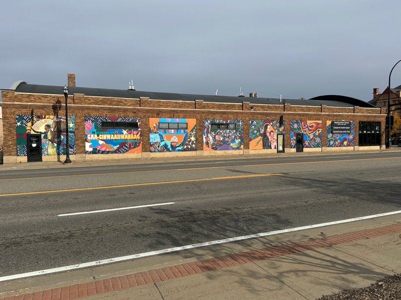 mural in Grand Rapids by artist unknown.