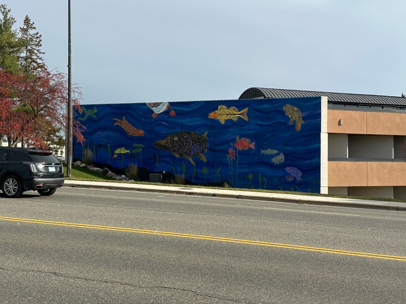 mural in Grand Rapids by artist unknown.