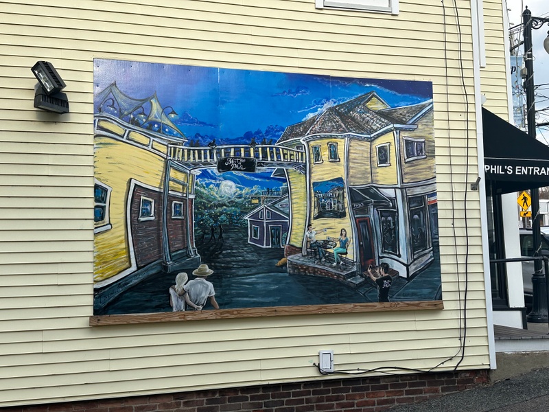mural in South Kingstown by artist unknown.