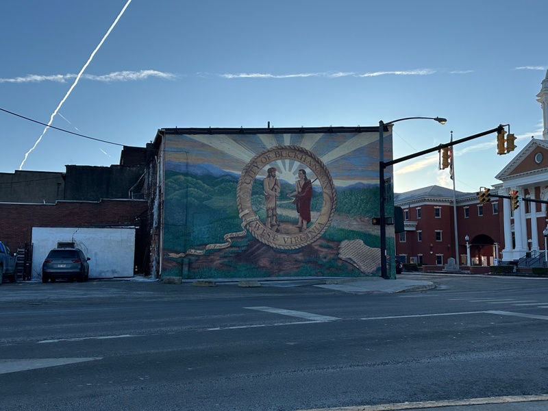 mural in Buckhannon by artist unknown.