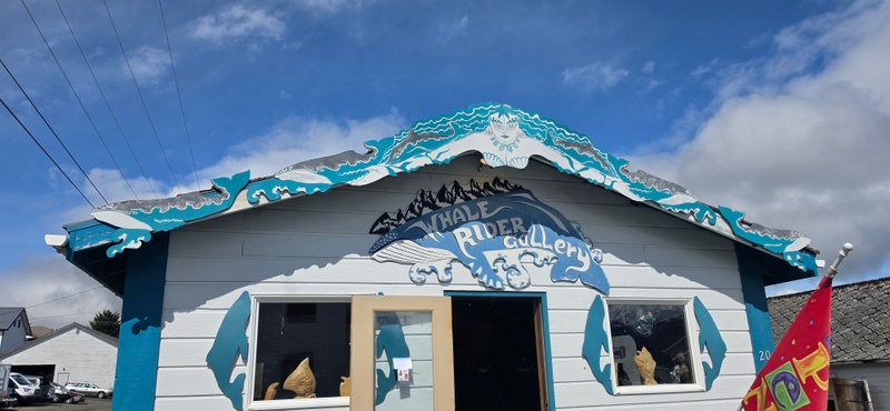 mural in Haines by artist unknown.
