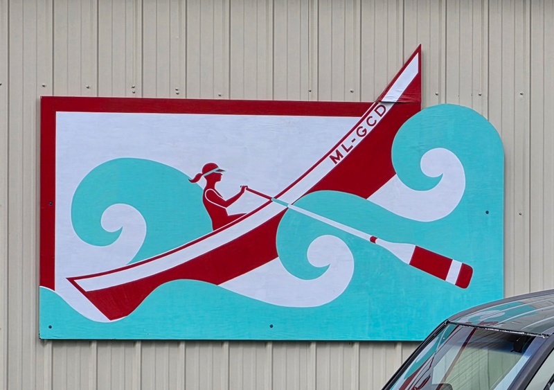 mural in Haines by artist unknown.