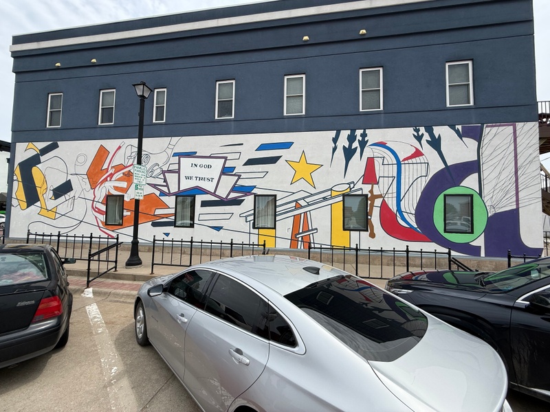 mural in Seward by artist unknown.