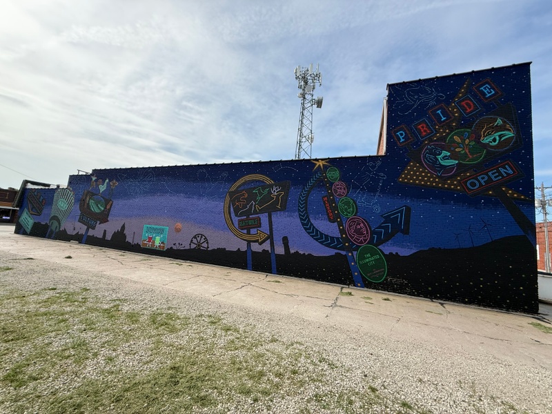 mural in Wayne by artist unknown.