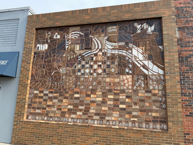 mural in Wayne by artist unknown.
