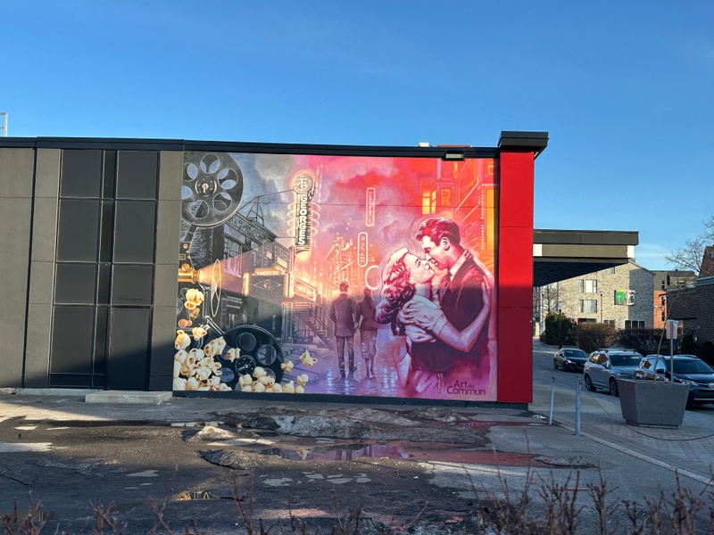 mural in Sainte-Thérèse by artist unknown.