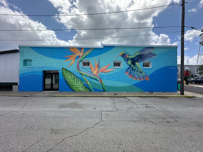mural in Winter Garden by artist unknown.