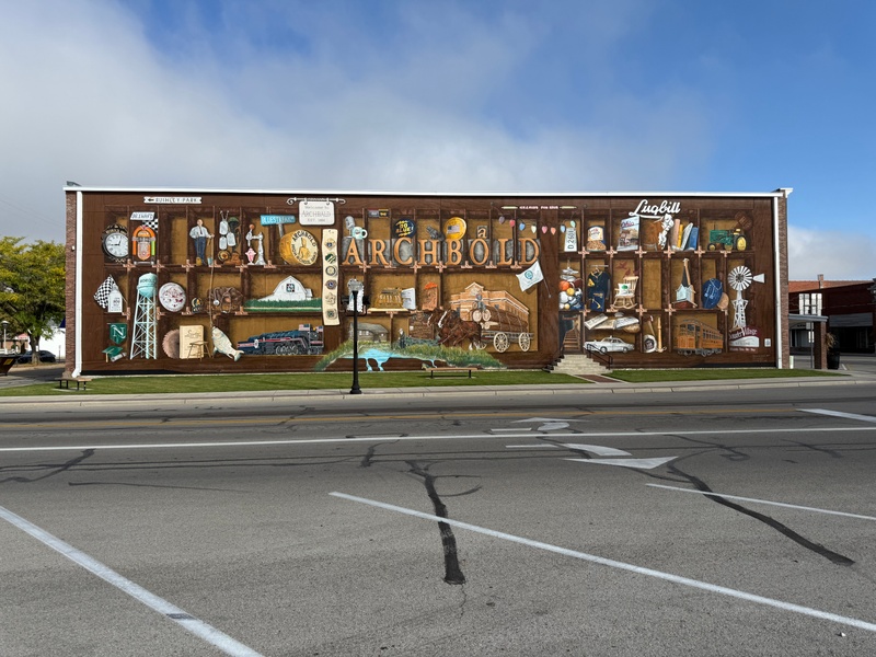 mural in Archbold by artist unknown.