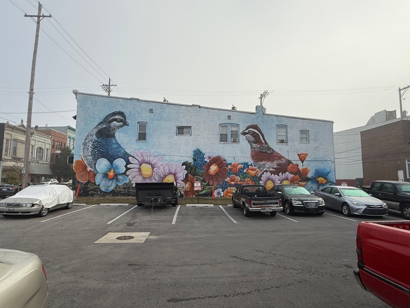 mural in Huntington by artist unknown.