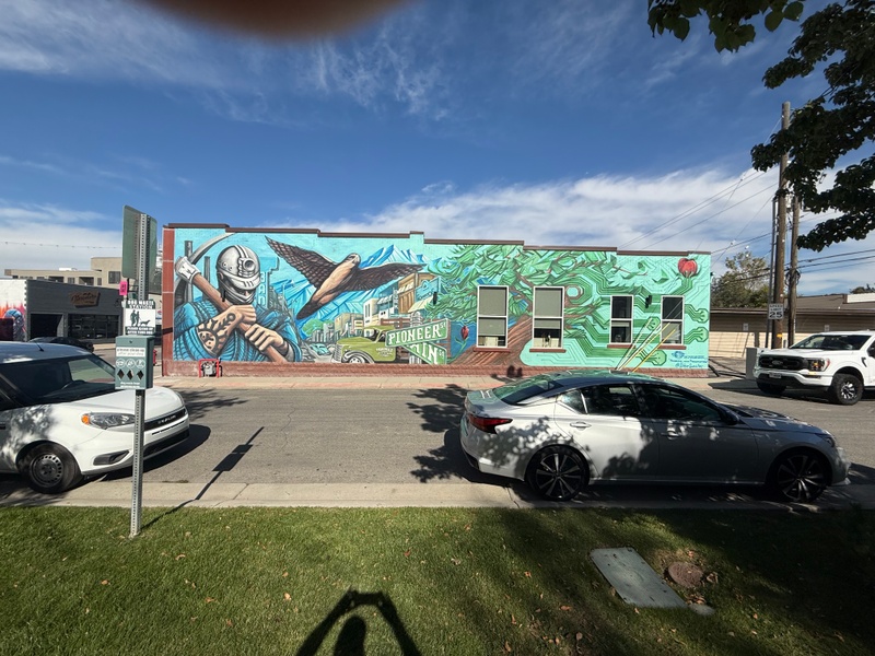 mural in Midvale by artist unknown.