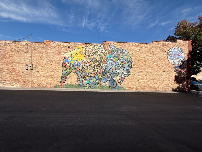 mural in Midvale by artist unknown.