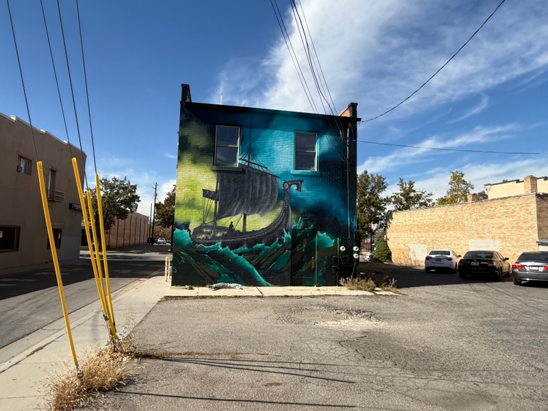 mural in Midvale by artist unknown.