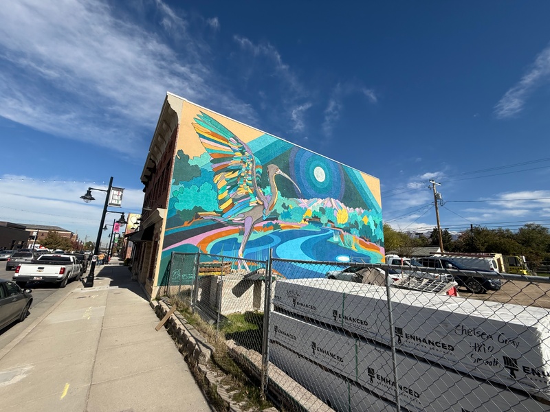 mural in Midvale by artist unknown.