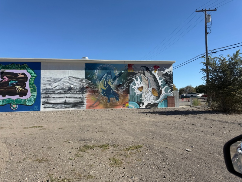 mural in Fernley by artist unknown.