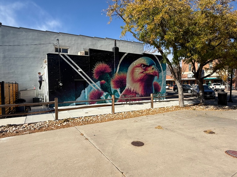 mural in Windsor by artist unknown.