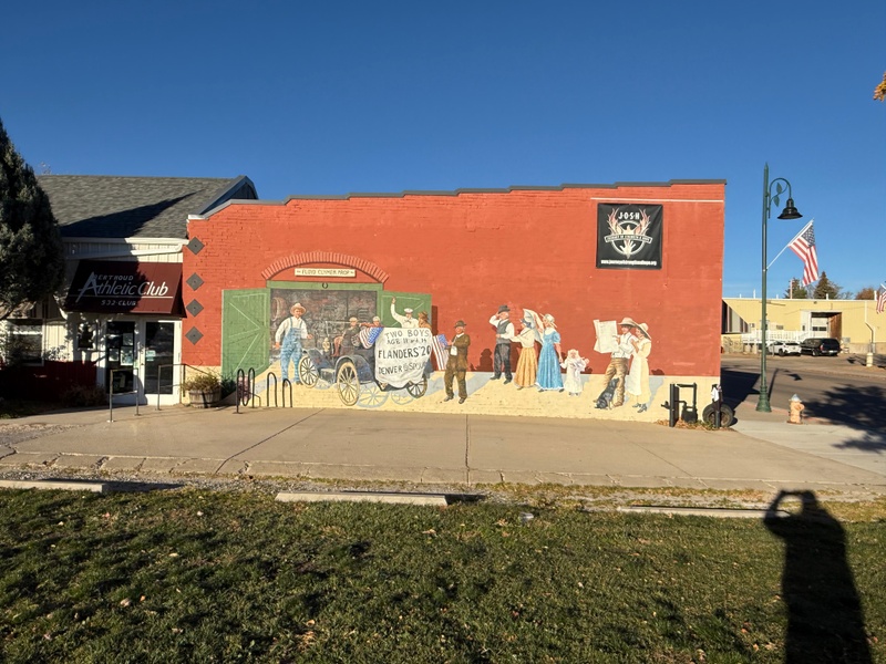 mural in Berthoud by artist unknown.