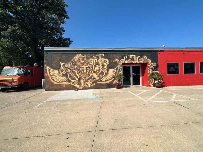 mural in Arnolds Park by artist unknown.