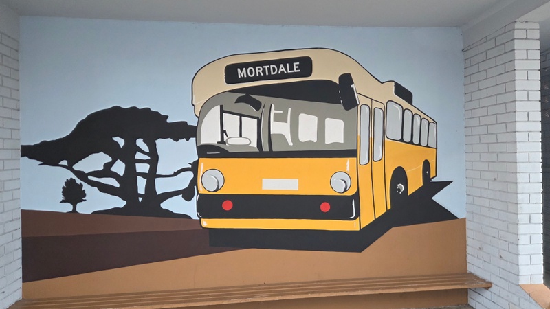 mural in Mortdale by artist unknown.