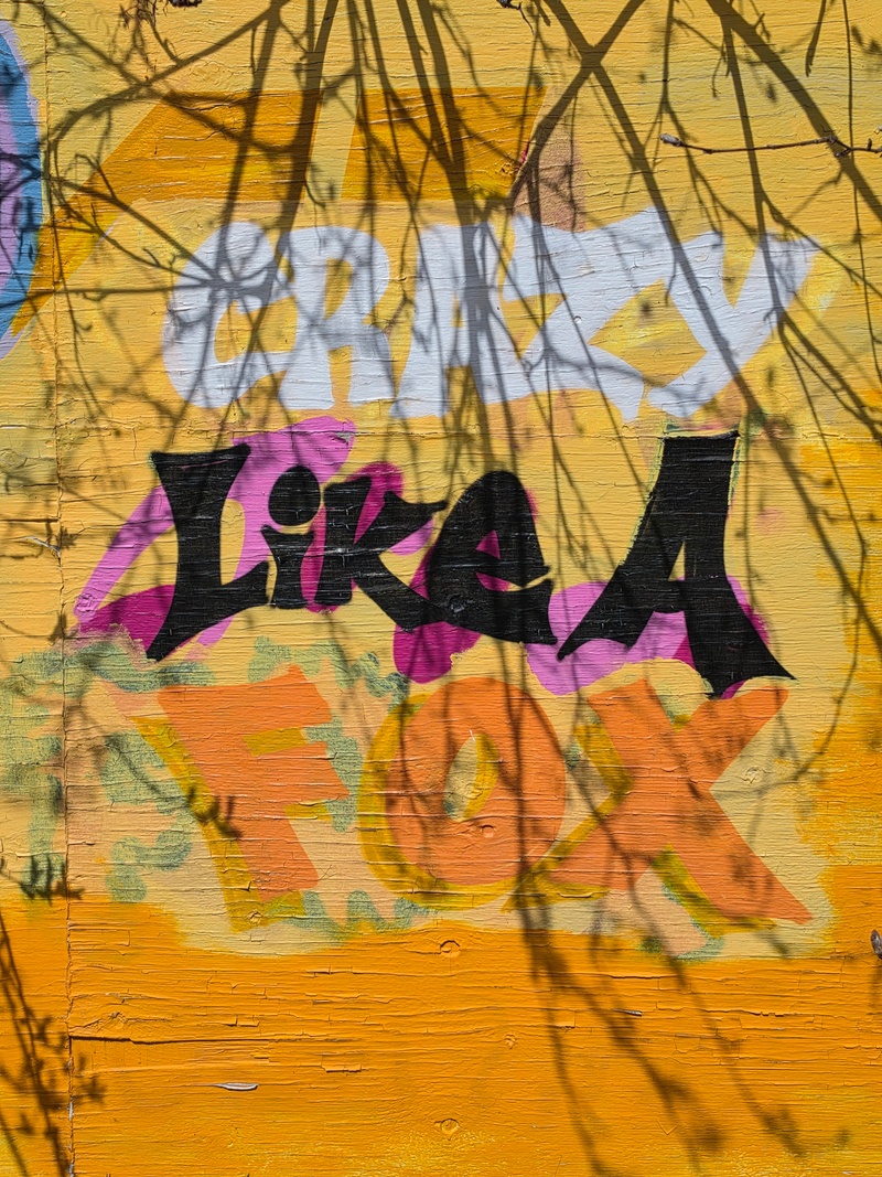 mural in Whitehorse by artist unknown.