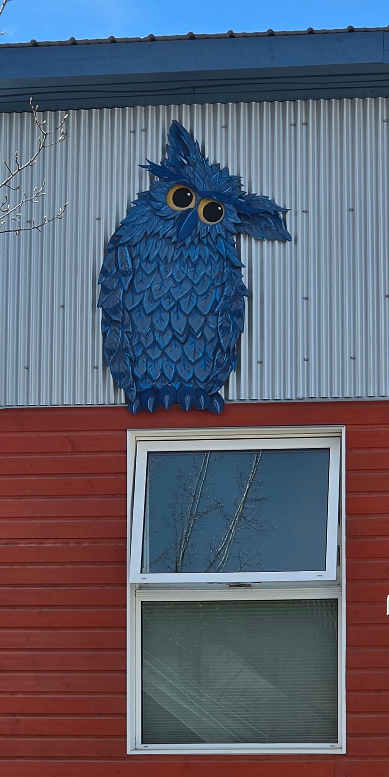 mural in Whitehorse by artist unknown.