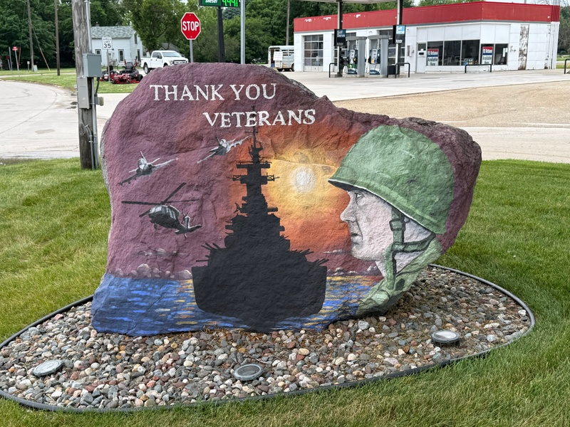 mural in Saint Ansgar by artist unknown.